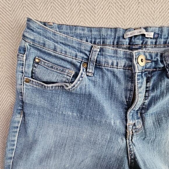 BandolinoBlu Jeans Women's Size 8 Denim Medium Wash Capri Embellished Pockets - Picture 8 of 15